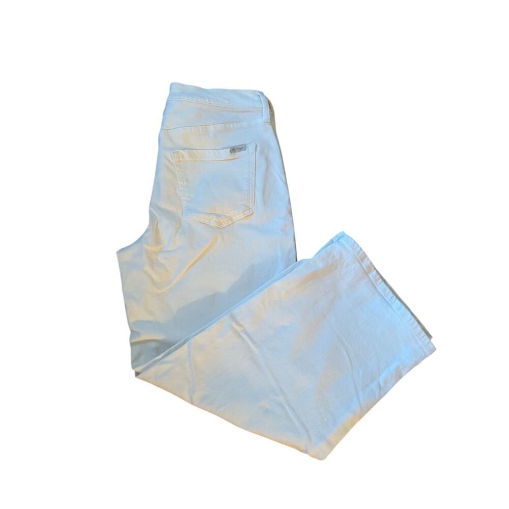 EDDIE BAUER High-Rise Wide Leg Crop Jeans Size 6